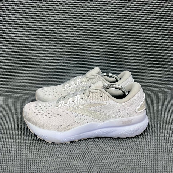Brooks Ghost 16 White Grey Womens Athletic Running Cross Training Sneakers Sz 8 - Picture 4 of 10